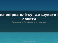 Краснопірка влітку: де шукати, снасті та техніка ловлі
